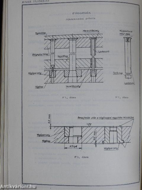 Hidegsajtoló szerszámok