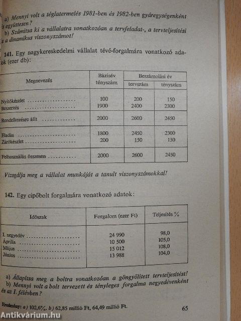 Általános statisztikai példatár és feladatgyűjtemény