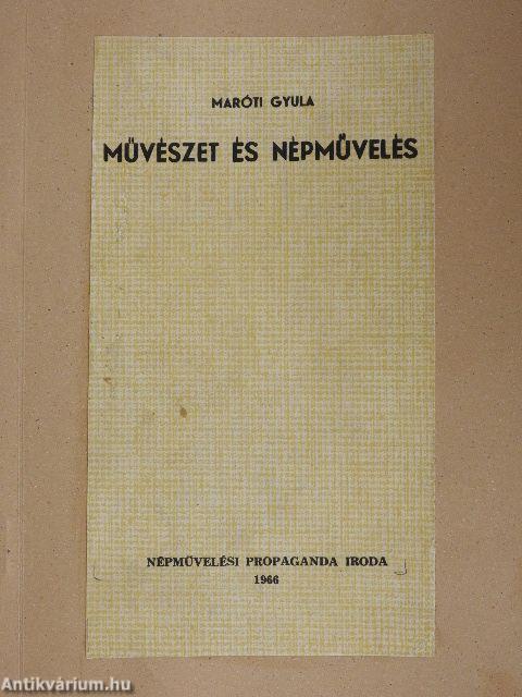 Művészet és népművelés