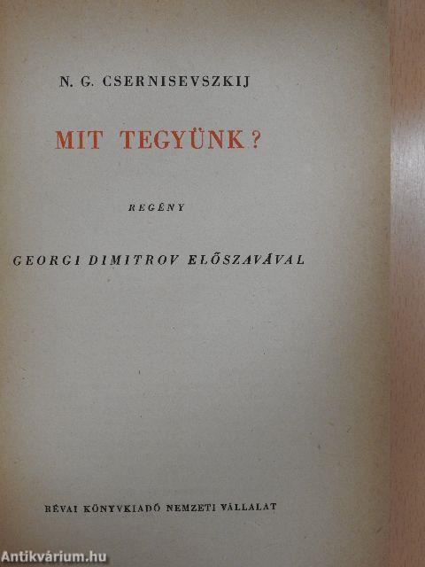 Mit tegyünk?