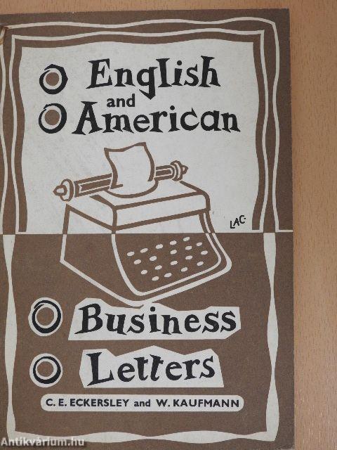 English and American Business Letters