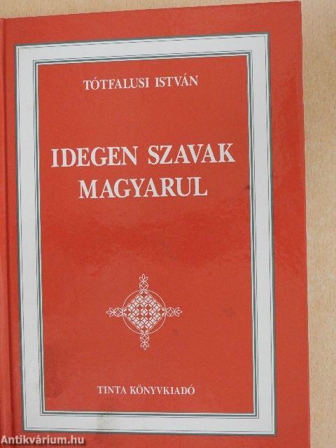 Idegen szavak magyarul