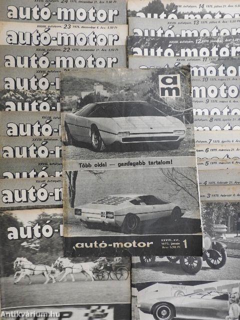 Autó-Motor 1975. január-december