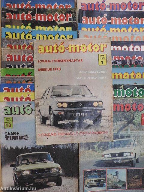 Autó-Motor 1978. január-december