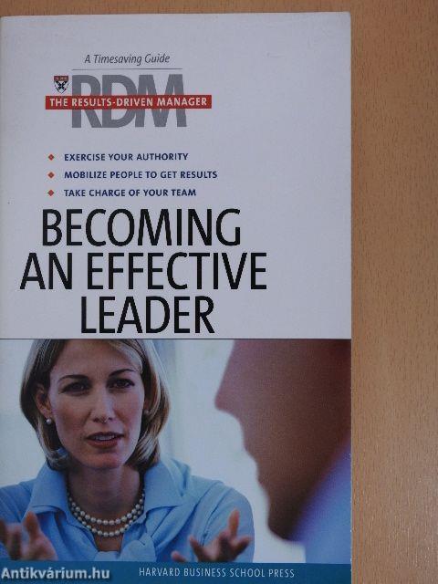 Becoming an Effective Leader