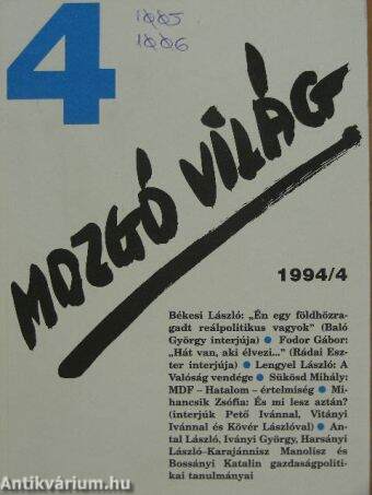 Mozgó Világ 1994. április