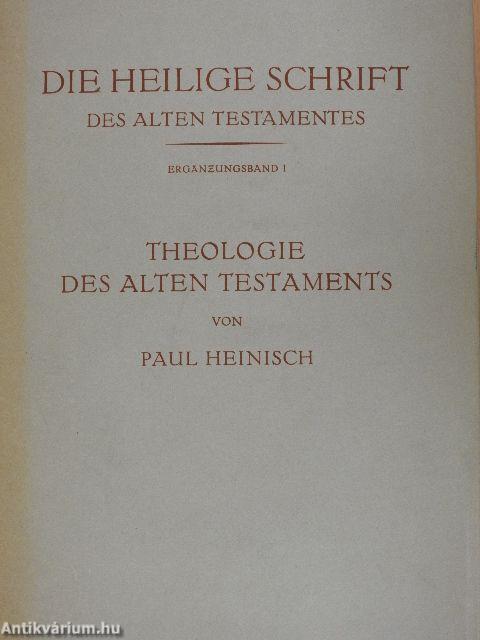 Theologie des Alten Testamentes