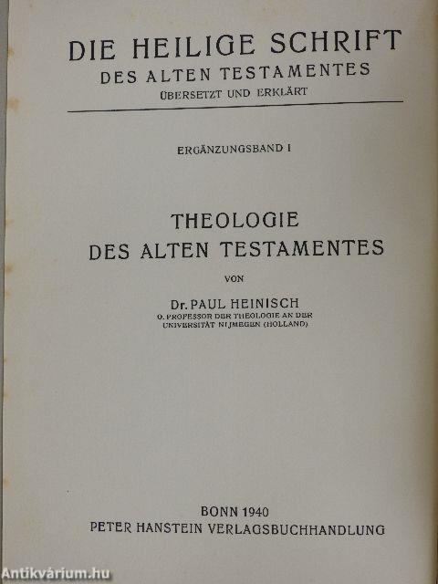 Theologie des Alten Testamentes