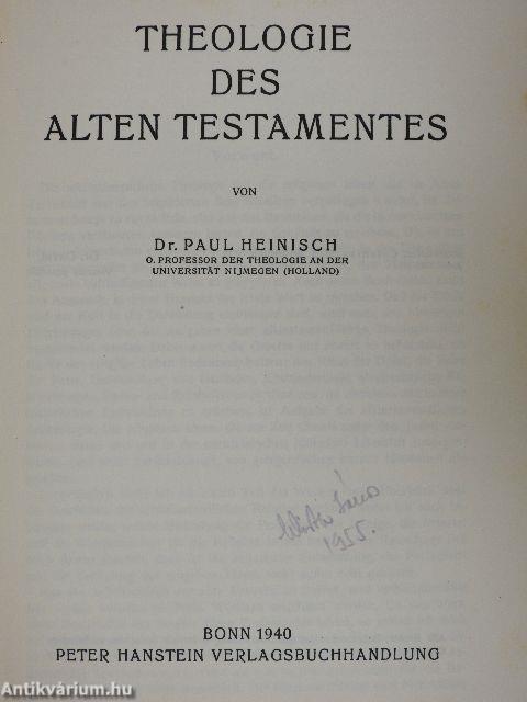 Theologie des Alten Testamentes
