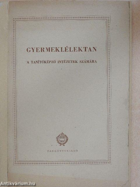 Gyermeklélektan