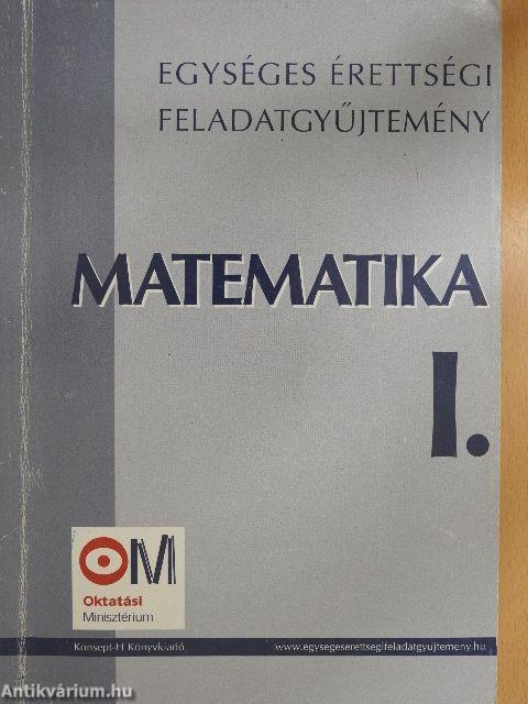 Matematika I.