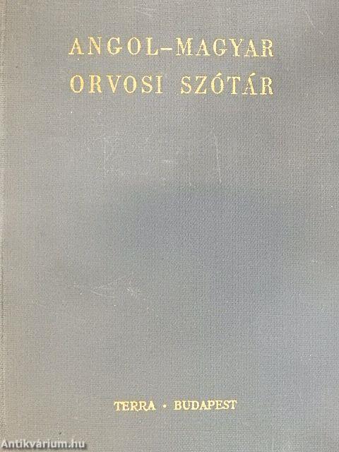 Angol-magyar orvosi szótár