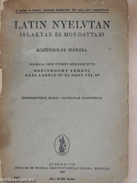 Latin nyelvtan