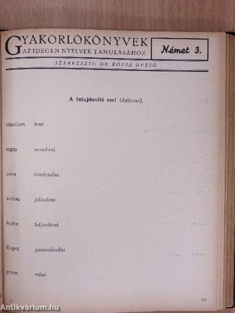 Gyakorlókönyvek az idegen nyelvek tanulásához - Német 1-5./Segédkönyvek az idegen nyelvek tanulásához - Angol 1-3.