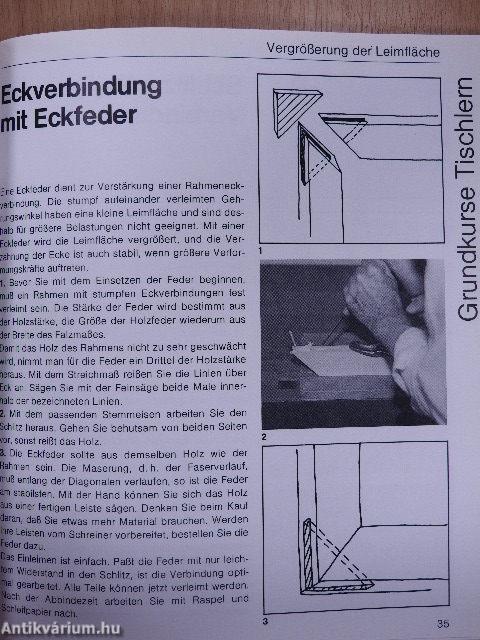 Selbst tischlern, drechseln und schnitzen