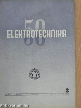 Elektrotechnika 1957. március