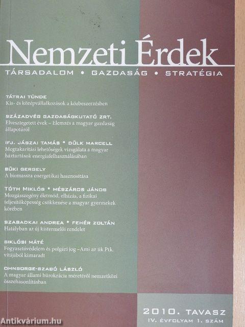 Nemzeti érdek 2010/tavasz