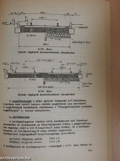 Úttervezés és forgalomtechnika gyakorlat II. (töredék)