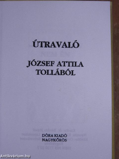 Útravaló József Attila tollából