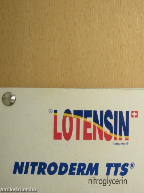 Lotensin benasepril - Nitroderm TTS nitroglycerin