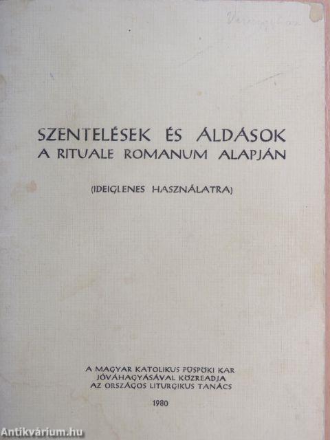 Szentelések és áldások