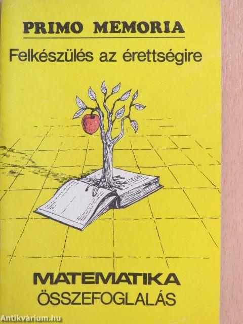 Felkészülés az érettségire - Matematika összefoglalás