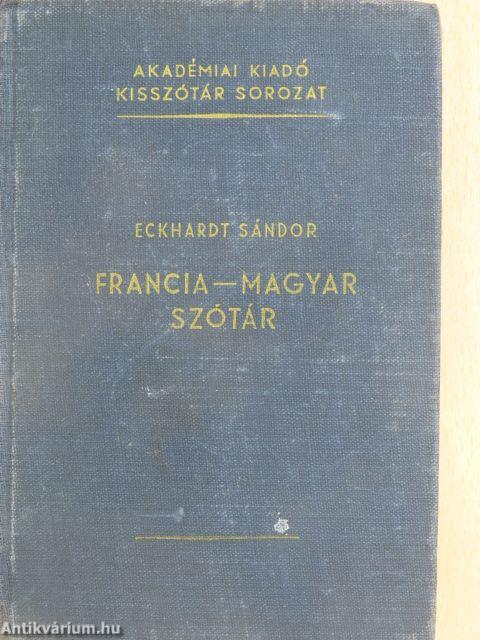 Francia-magyar szótár