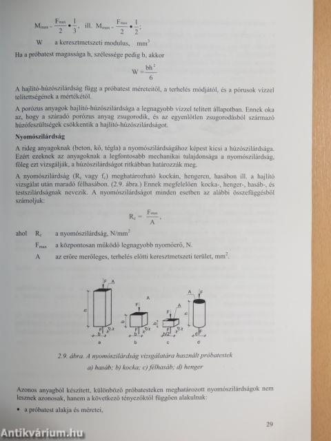 Építőanyagok I.