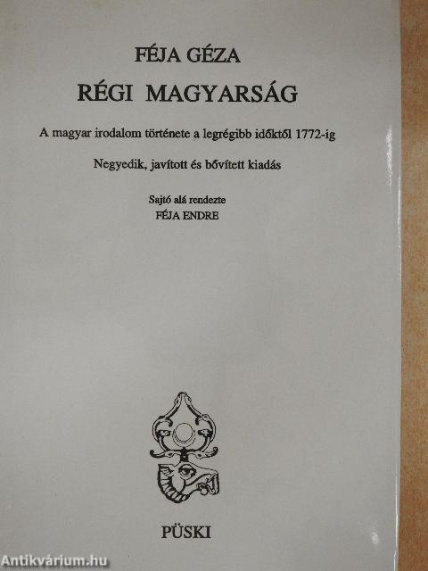 Régi magyarság