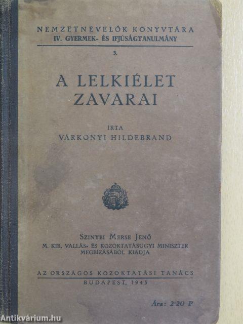 A lelkiélet zavarai