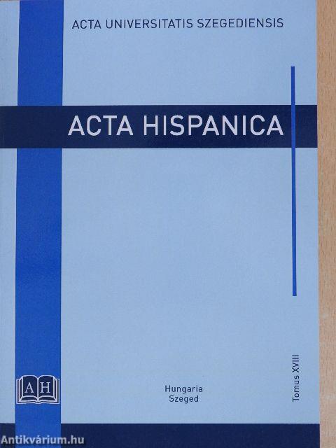 Acta Hispanica 18