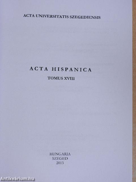 Acta Hispanica 18