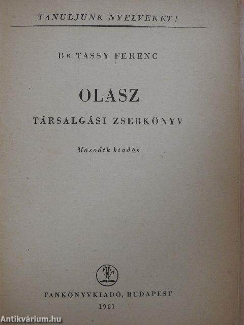 Olasz társalgási zsebkönyv