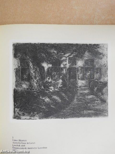 Expresszionizmus Németországban - válogatott művek/Liebermann, Slevogt, Corinth grafikái