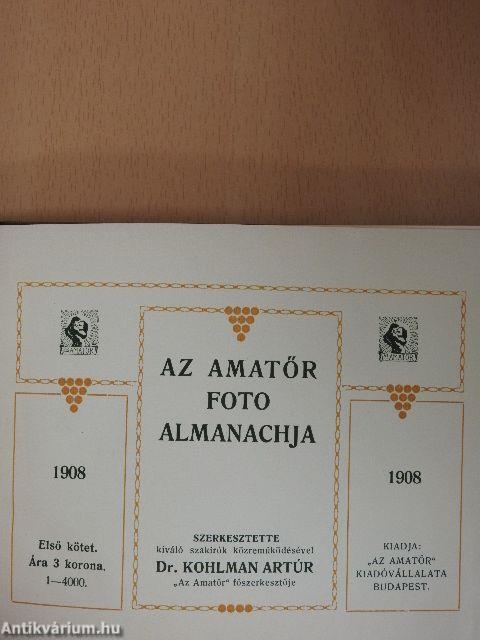 Az amatőr foto almanachja 1908.