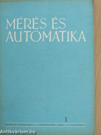 Mérés és automatika 1957/1.