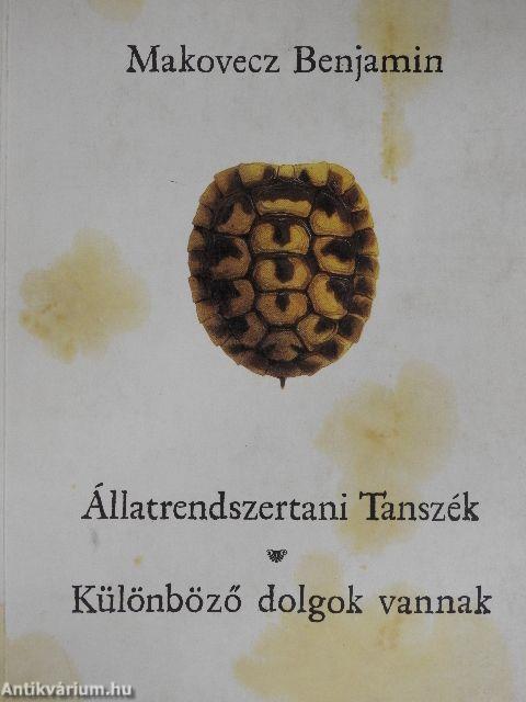 Állatrendszertani tanszék/Különböző dolgok vannak