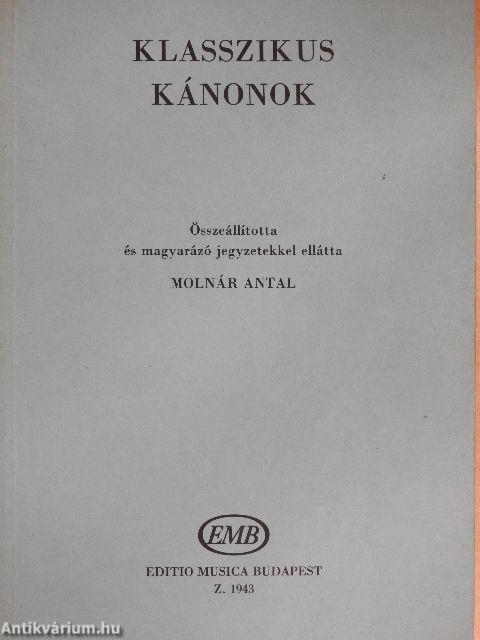 Klasszikus kánonok