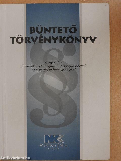 Büntető Törvénykönyv