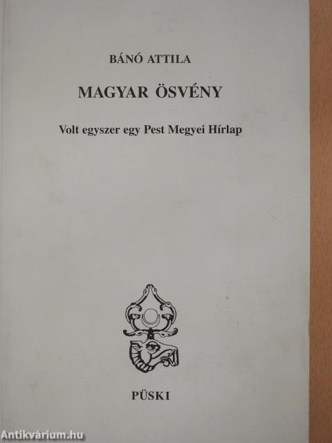 Magyar ösvény (dedikált példány)