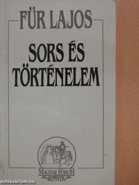 Sors és történelem (dedikált példány)