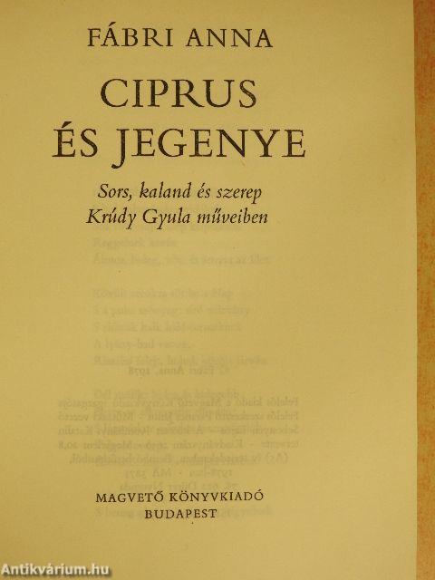 Ciprus és jegenye