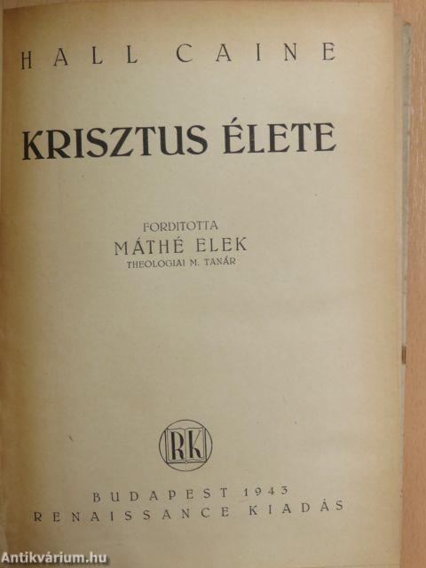 Krisztus élete II.