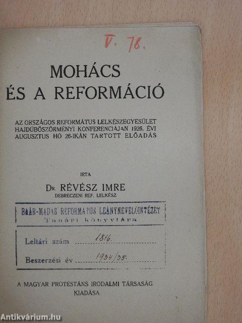 Mohács és a reformáció