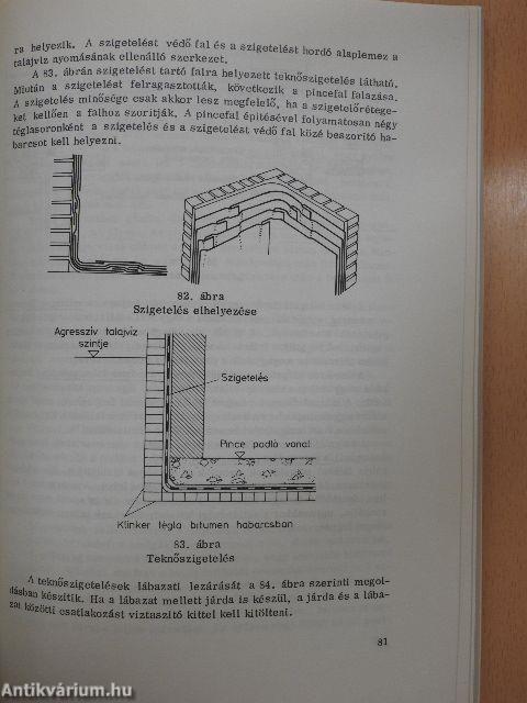 Vízépítési ismeretek és rajz I.
