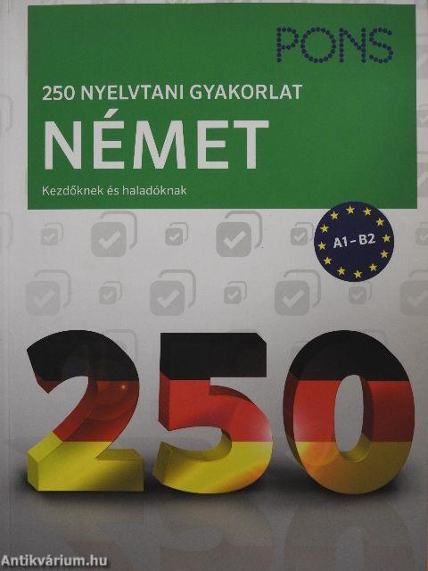 Pons 250 nyelvtani gyakorlat - Német