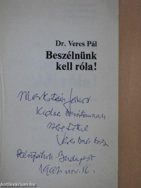 Beszélnünk kell róla! (dedikált példány)