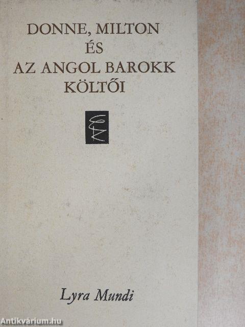 Donne, Milton és az angol barokk költői