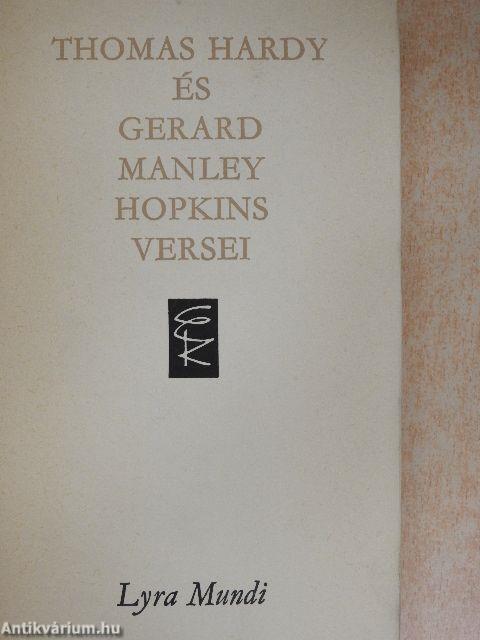 Thomas Hardy és Gerard Manley Hopkins versei