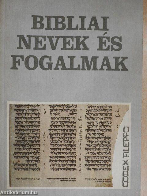 Bibliai nevek és fogalmak